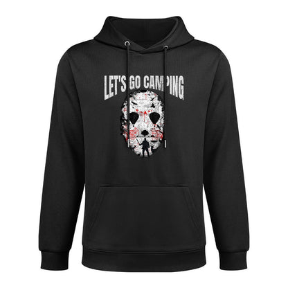 Lets Go Camping Serial Killer Horror Camp Halloween Unisex Design Hoodie