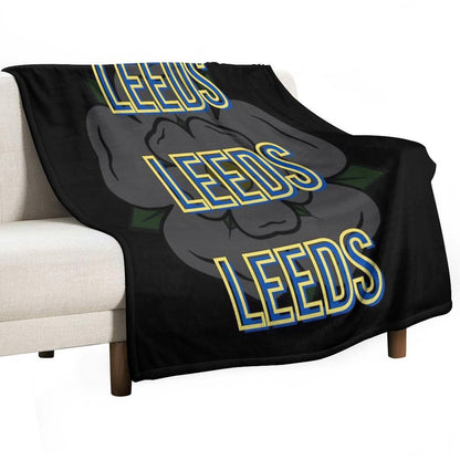 Leeds Leeds Leeds Throw Blanket