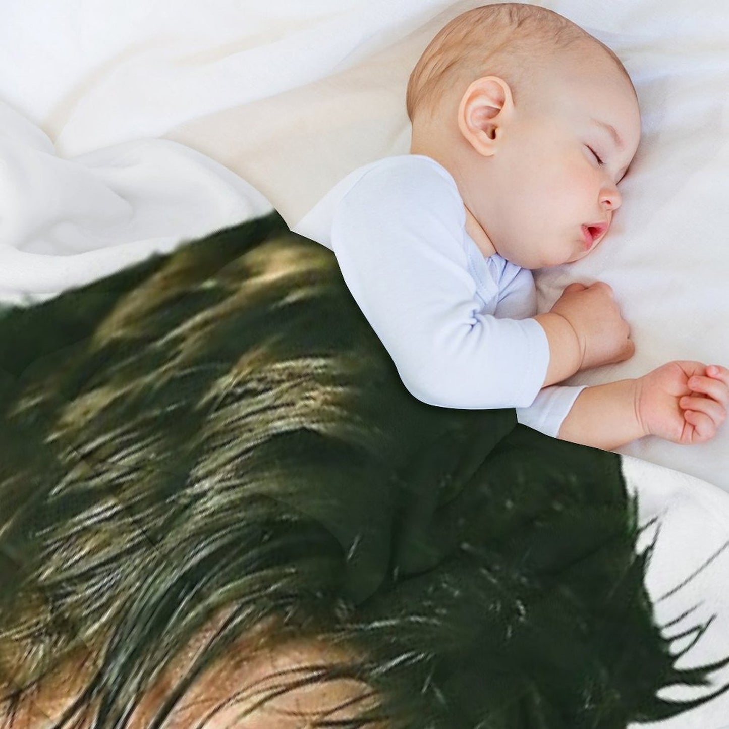 Max F1 Driver Sweaty Serious Face Throw Blanket