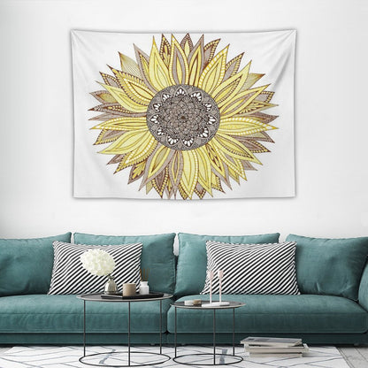 Sunflower Mandala Tapestry