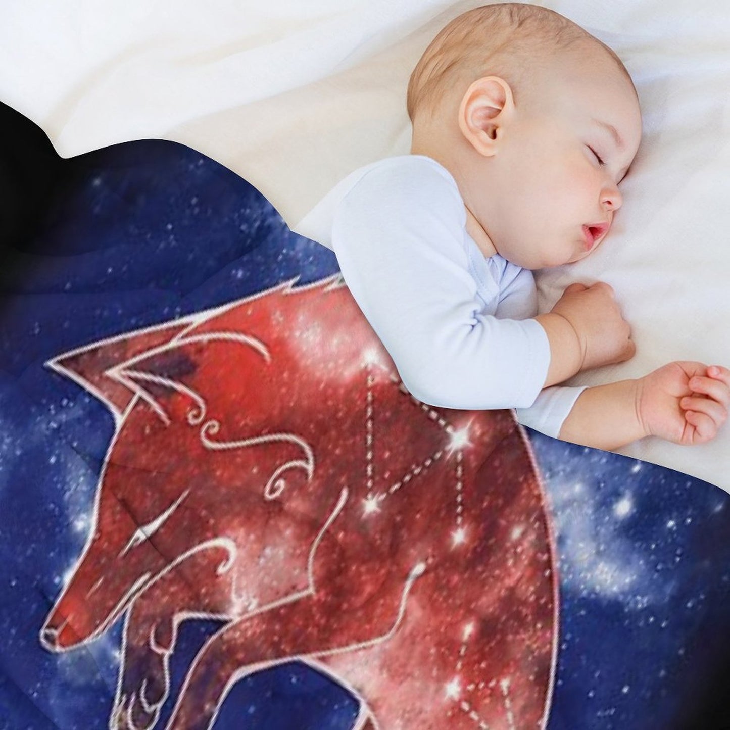 Sleeping Moon Throw Blanket