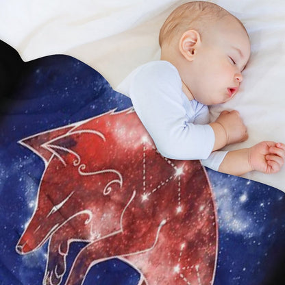 Sleeping Moon Throw Blanket