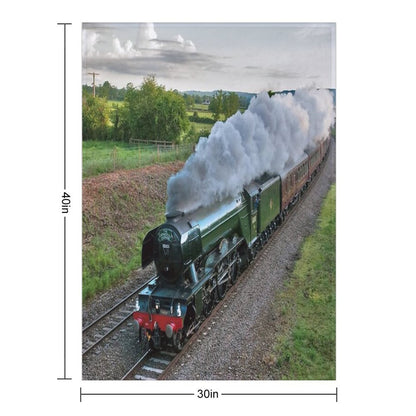 Flying Scotsman Throw Blanket