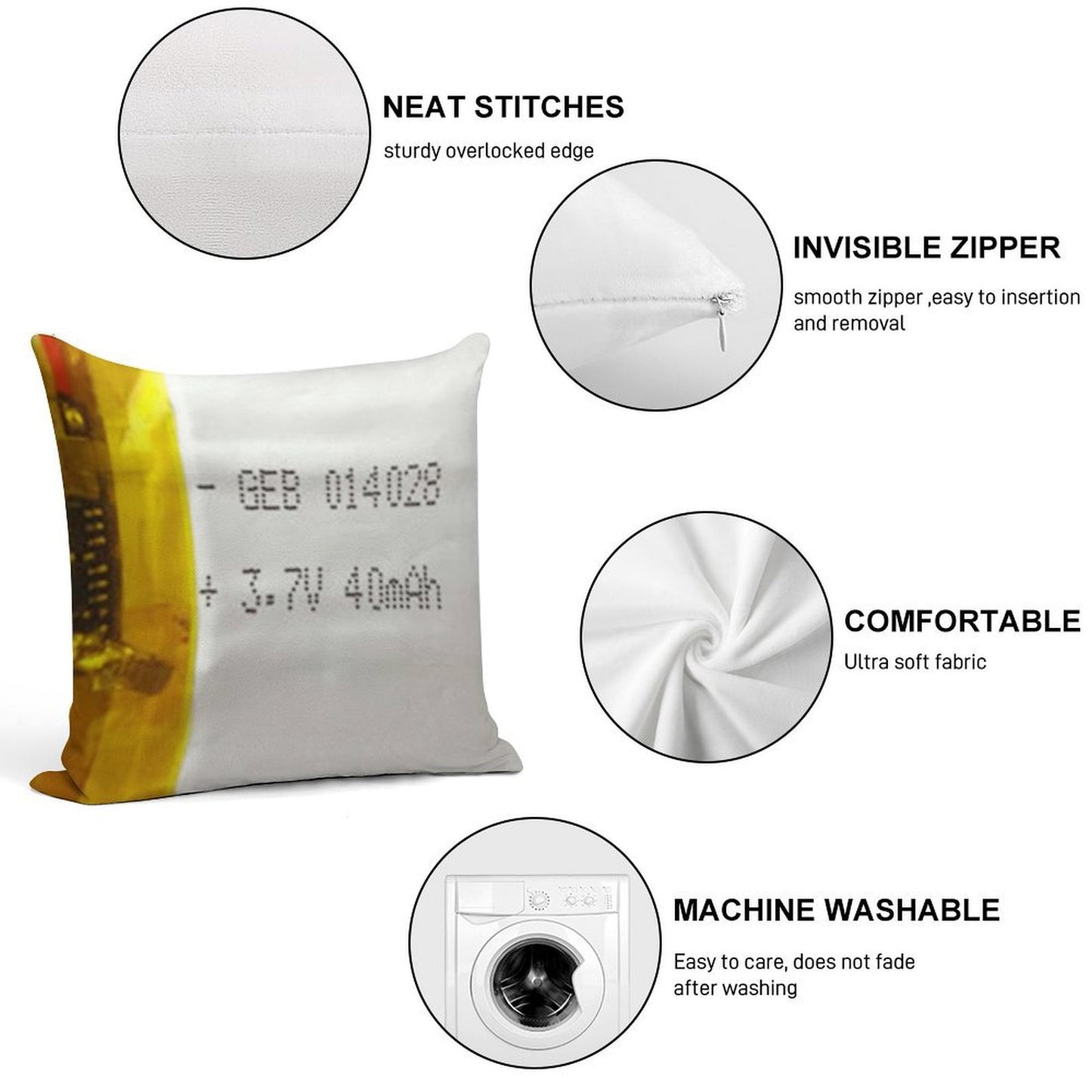 Forbidden Li-on Pillow Soft Easy Maintenance Throw Pillow