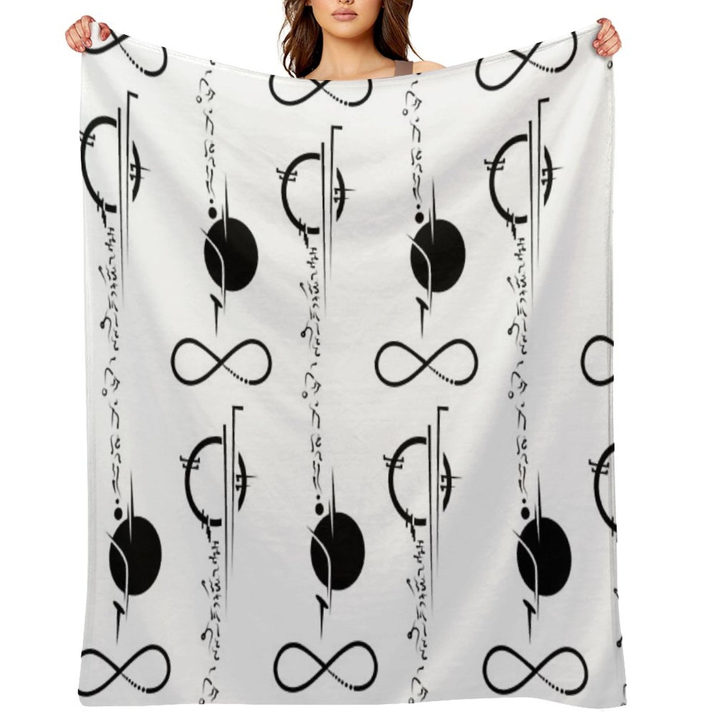 Commander Tattoo Throw Blanket