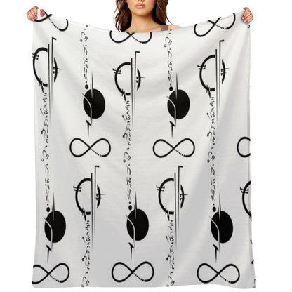 Commander Tattoo Throw Blanket