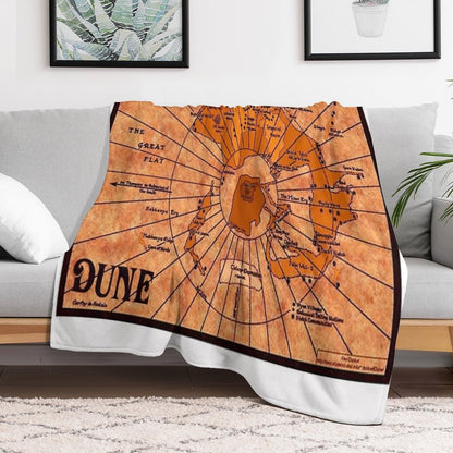DUNE Map Throw Blanket