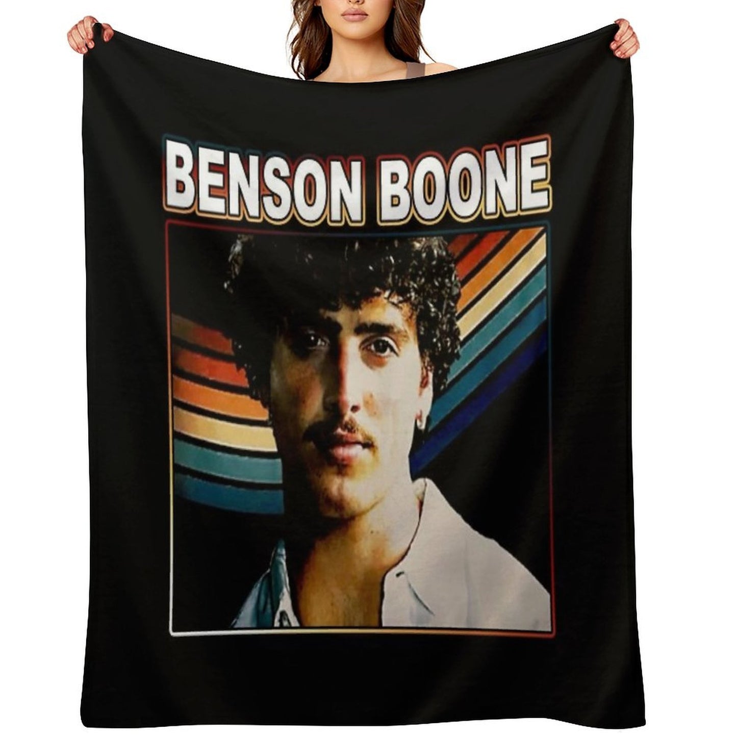 Vintage Bootleg Pop Musician V4 Throw Blanket