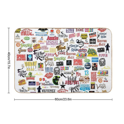 Musical Logos Bath Mat