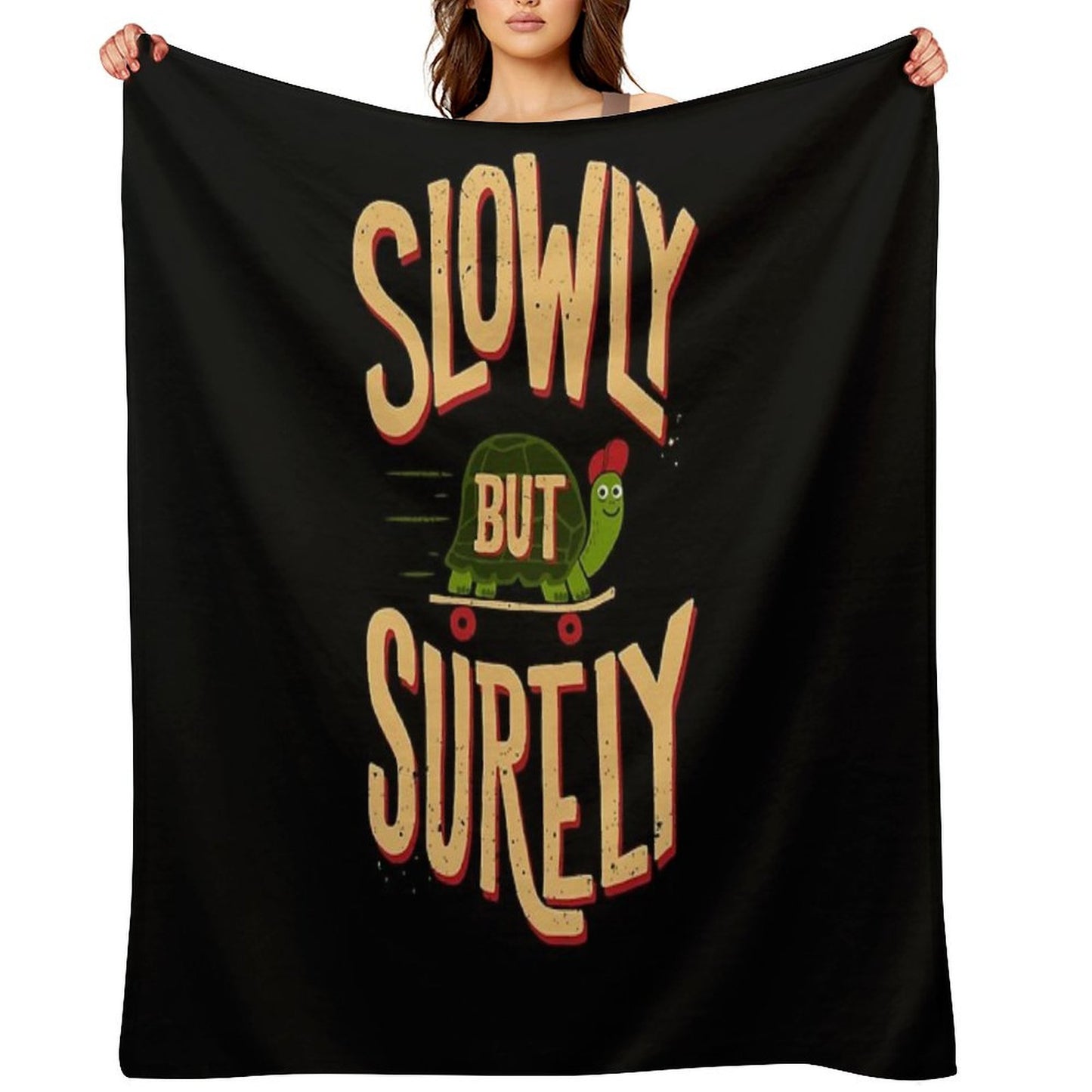 Slowly But Surely Throw Blanket