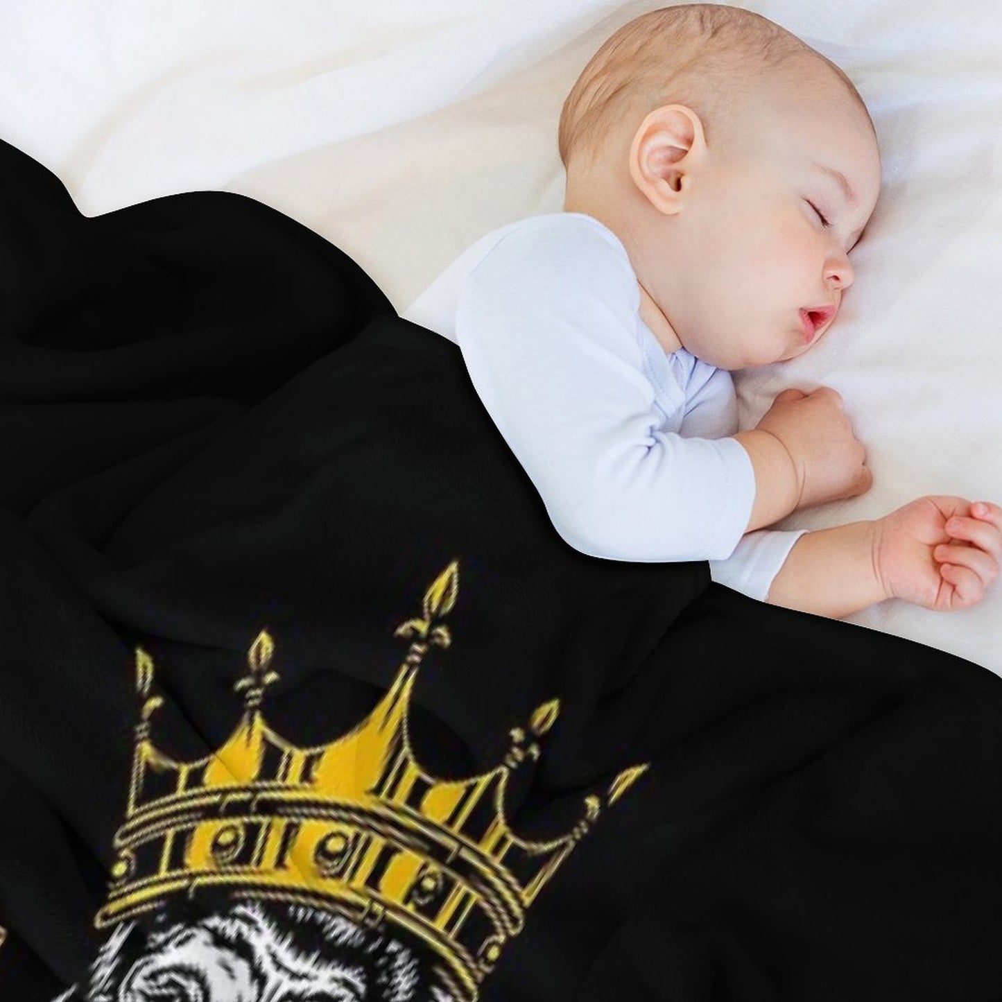 Mens Alpha 1906 Gorilla Hand Sign Phi Alpha Crown Throw Blanket