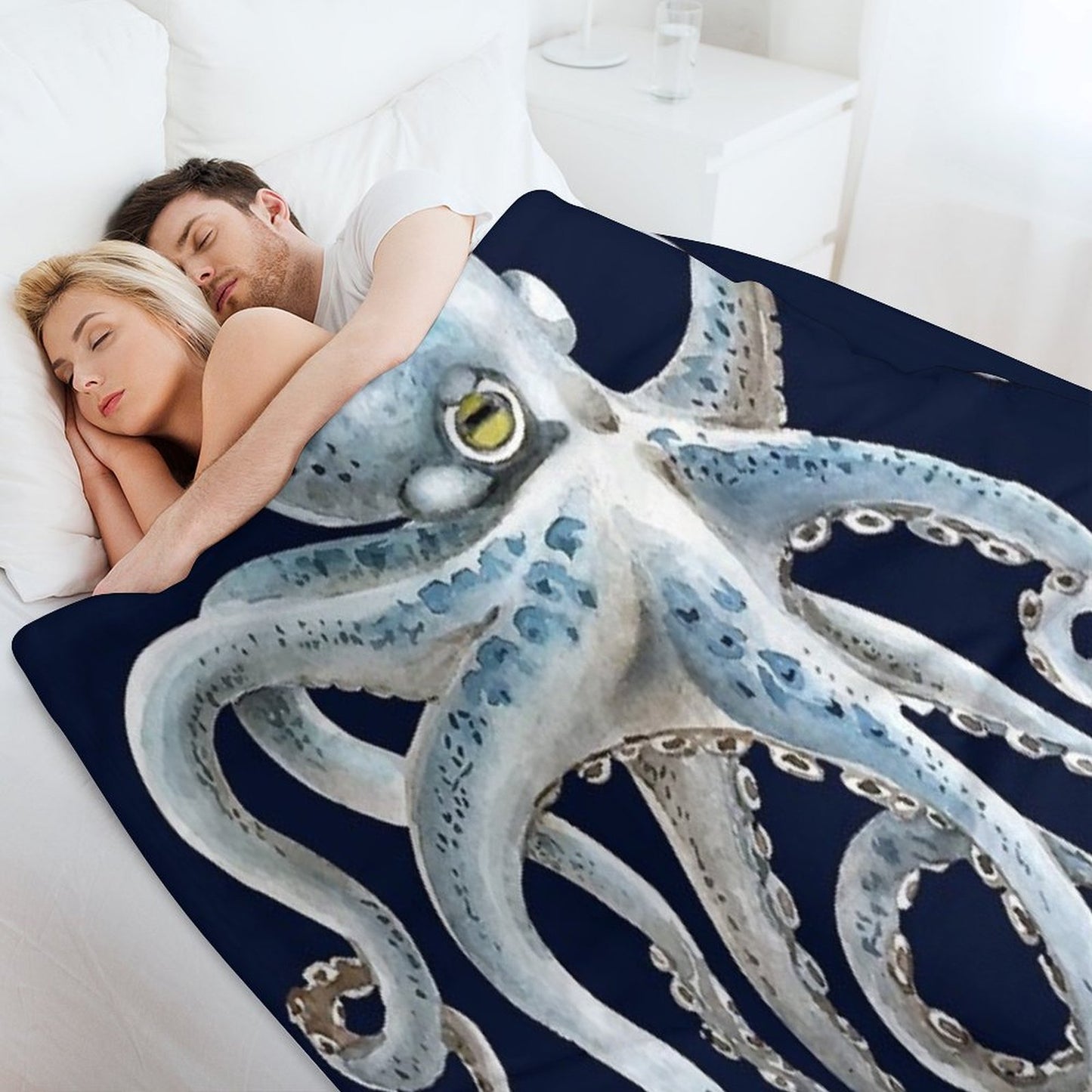 Octopus Tentaces 2 Throw Blanket
