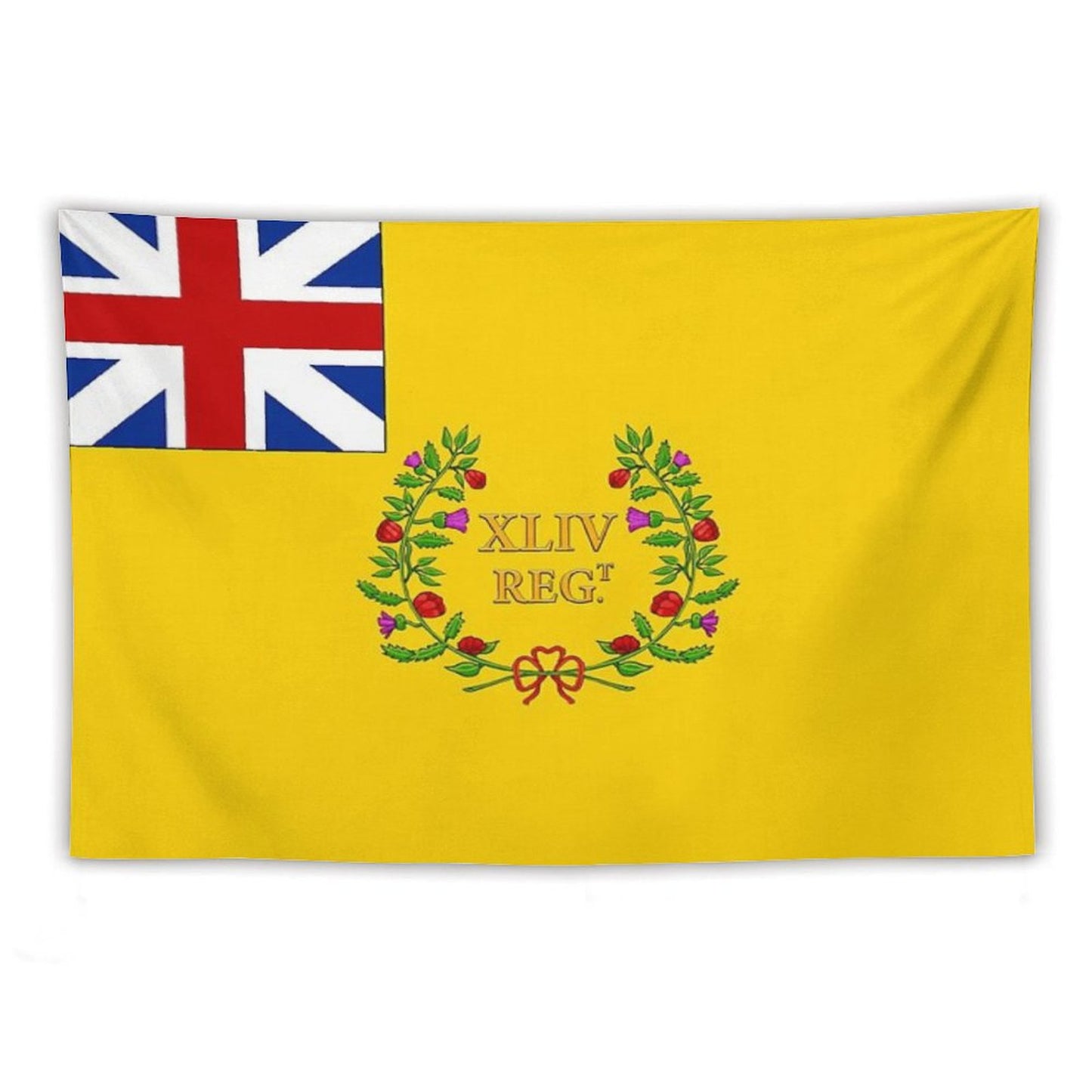 Napoleonic British Flag of The South Essex 1st Battalion of Foot Tapestry