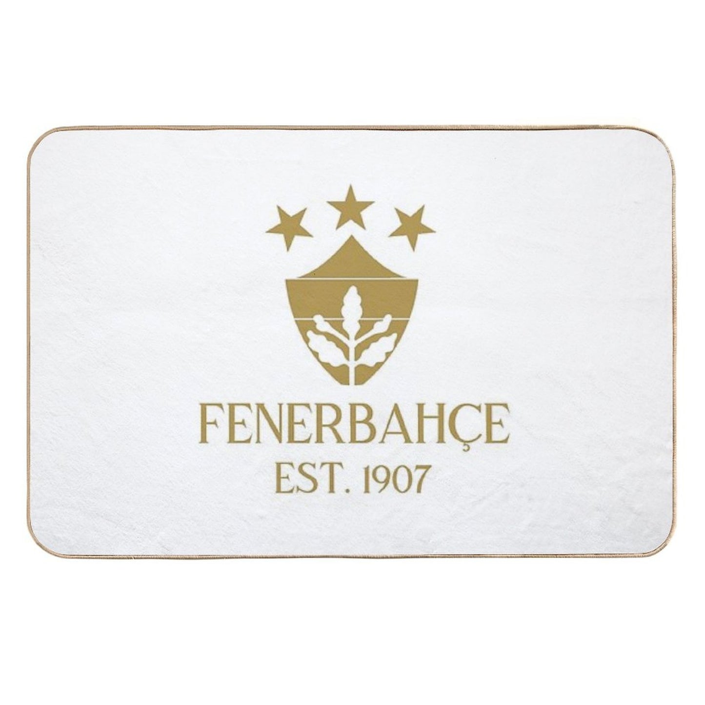 Fenerbahçe Gold B  Easy Maintenance Bath Mat