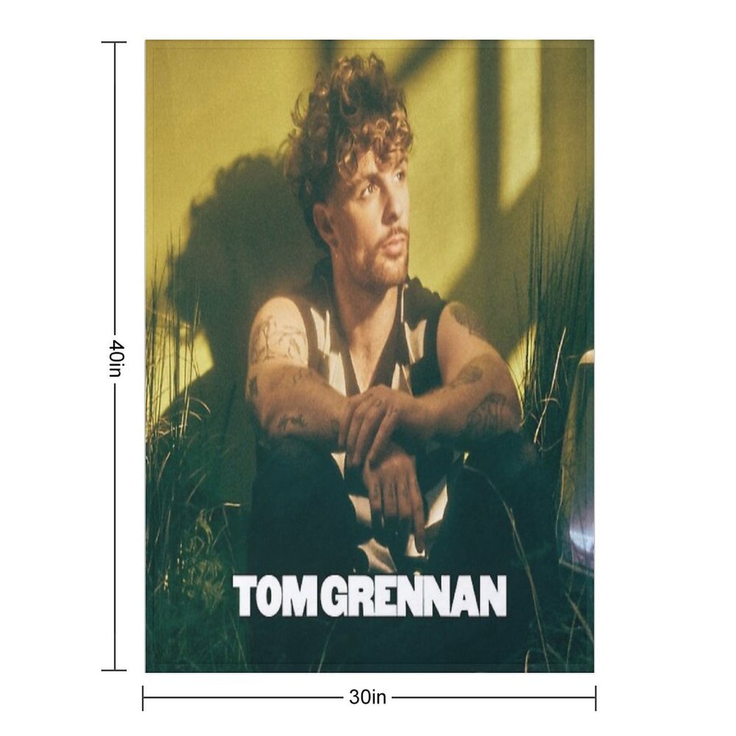 Tom Grenan Evening Summer Throw Blanket