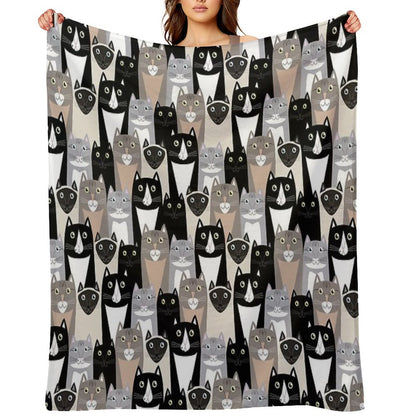 Cats #1 Throw Blanket