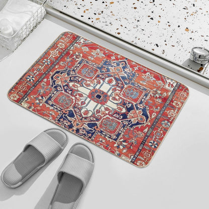 Heriz Azerbaijan Northwest Persian Rug Print Bath Mat