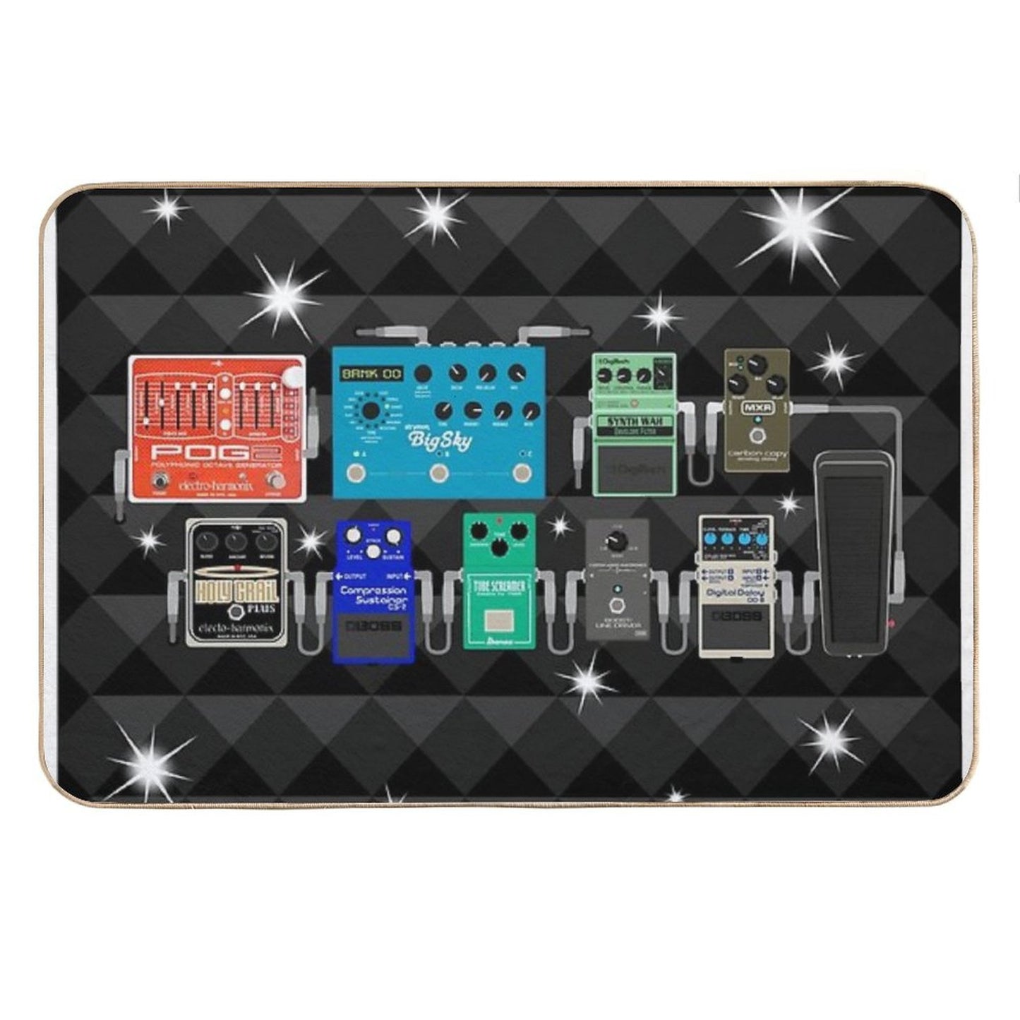 Pedalboard of The Starz Bath Mat