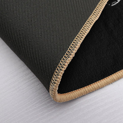 HD Softail Motorcycle, Grey And Black  Long-Lasting Bath Mat