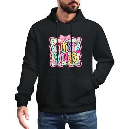 Back To School Hello First Grade Team 1st Grade Boy Girl Unisex Design Hoodie