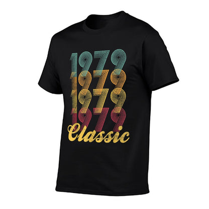 40th Birthday Gifts 1979 40 Years Old Funny Mens Women Retro  Moisture-wicking T-Shirt