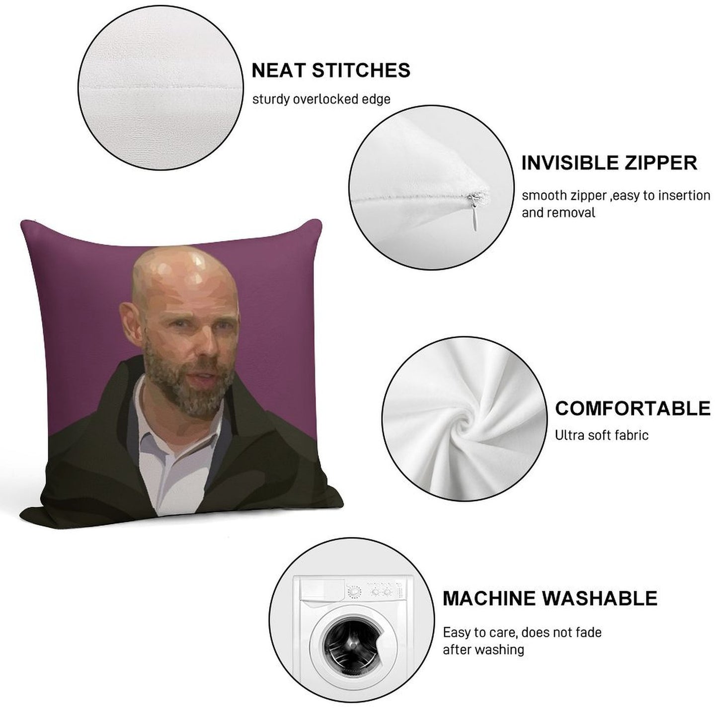 Jeroen Weimar – Victoria’s Commander of The Pandemic Response Soft Easy Maintenance Throw Pillow