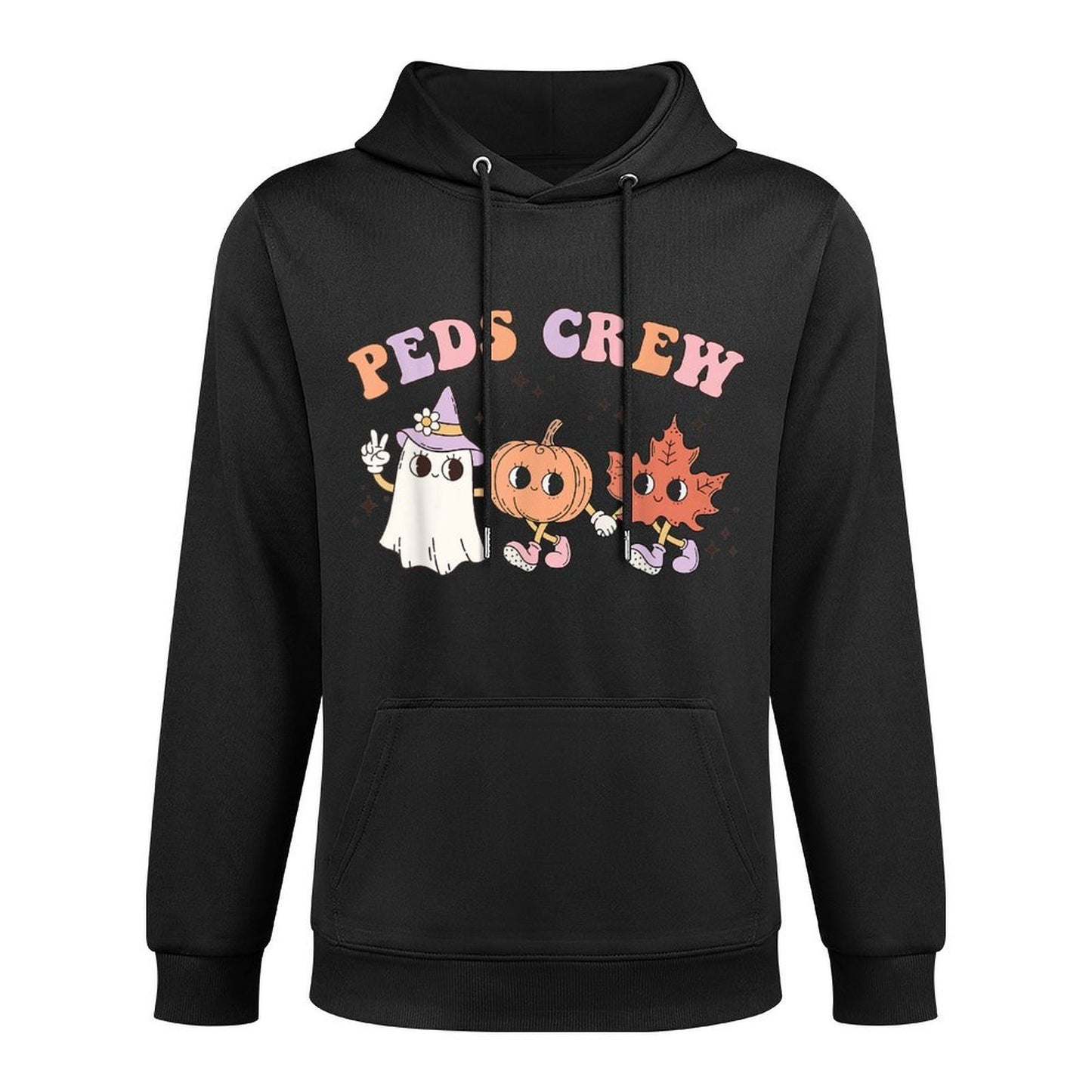 Cute Peds Crew Halloween Pediatric Nurse Pediatric Cotton-Polyester Blend Hoodie