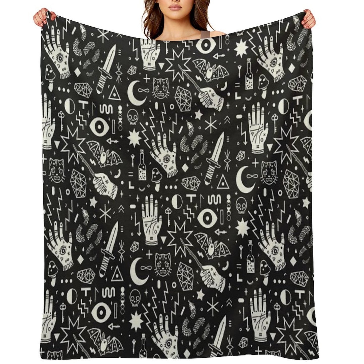 Witchcraft Throw Blanket
