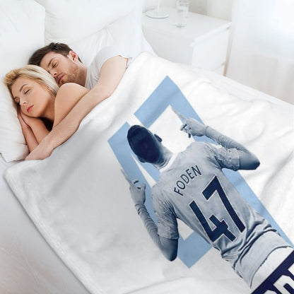 Phil Foden Throw Blanket