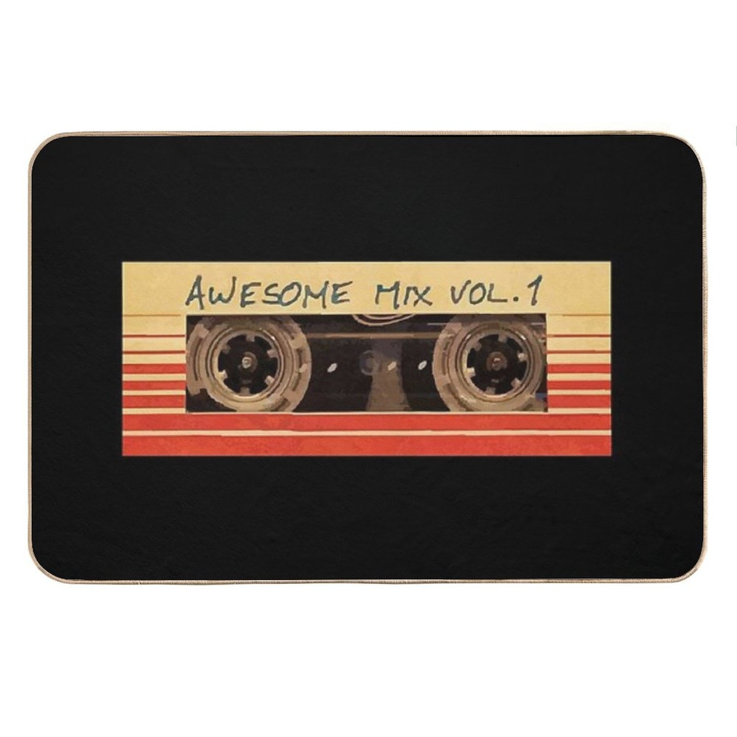 Awesome Mix Vol.1 (retro Cassette) Bath Mat