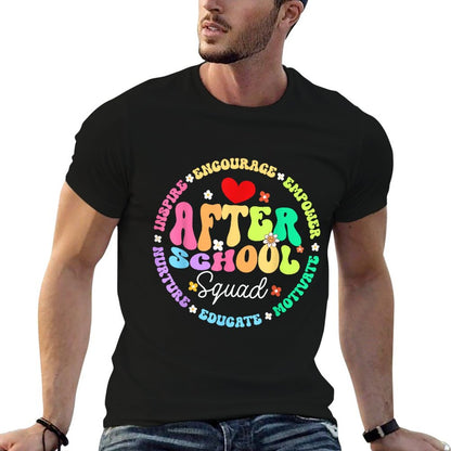 Groovy After School Squad After School Program Staff T-Shirt