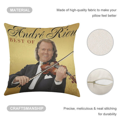 Andre Rieu Best Of Andre Rieu Linen Throw Pillow Cover