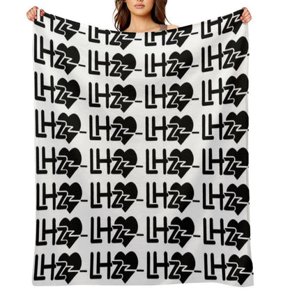 LHZ (Black) Throw Blanket