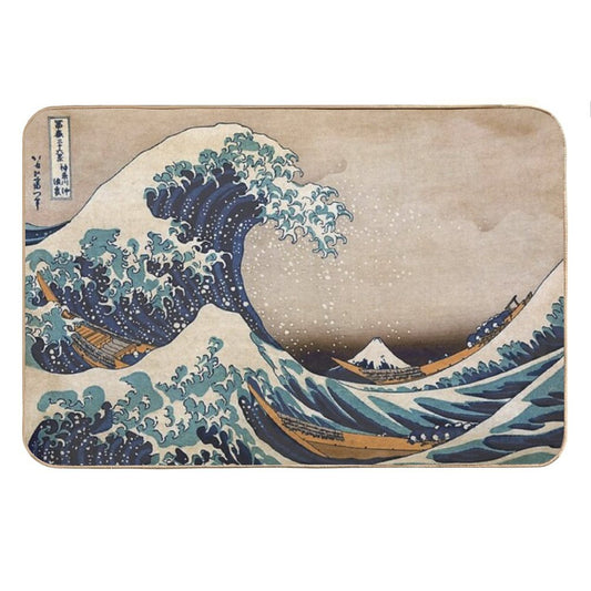 The Great Wave Off Kanagawa Bath Mat
