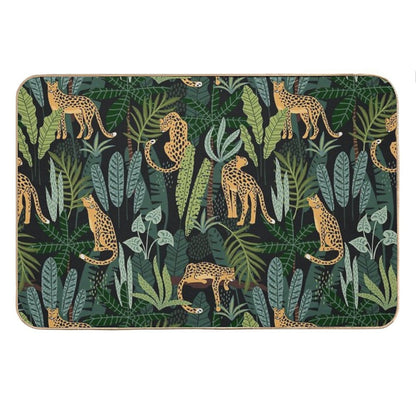 Indian Jungle  Pattern Bath Mat
