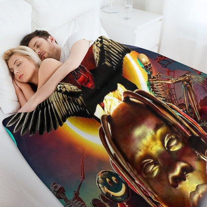 Astroworld Art Throw Blanket
