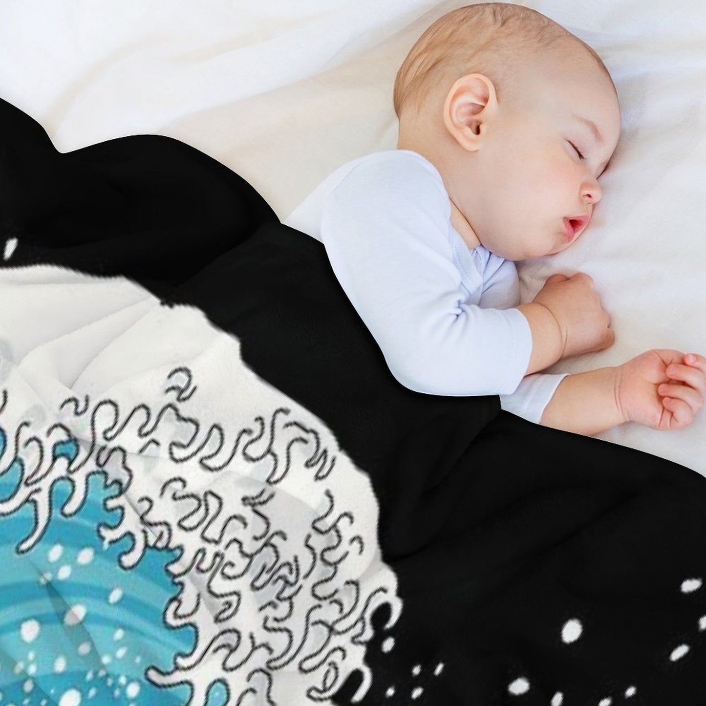 Kanagawa Wave Throw Blanket