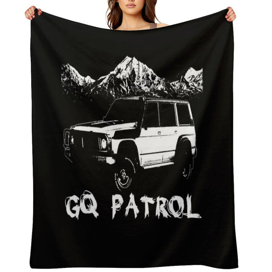 Gq Patrol Nissan Throw Blanket