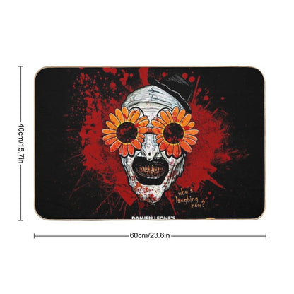 Terrifier 2 Art The Clown Sunflower Sunglasses Horror Movie Bath Mat