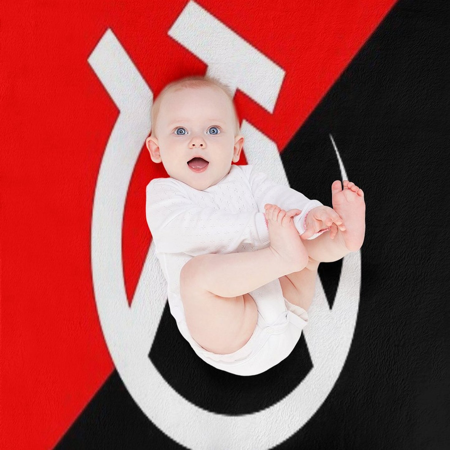 Anarcho-communist Flag Throw Blanket