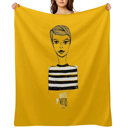 Jean Seberg Throw Blanket