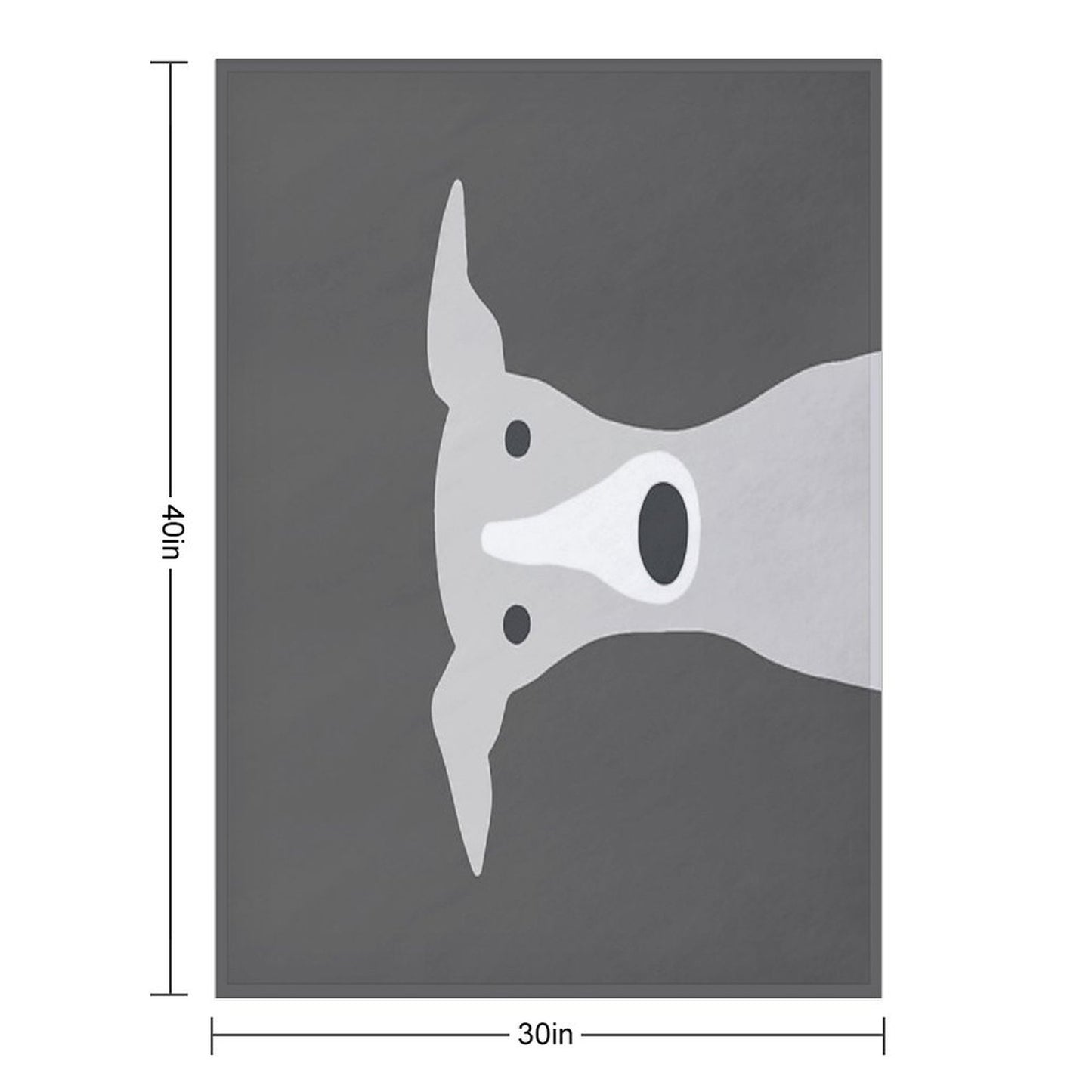 Greyhound  Italian Greyhound  Cute Whippet Dog Throw Blanket