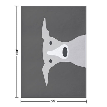Greyhound  Italian Greyhound  Cute Whippet Dog Throw Blanket