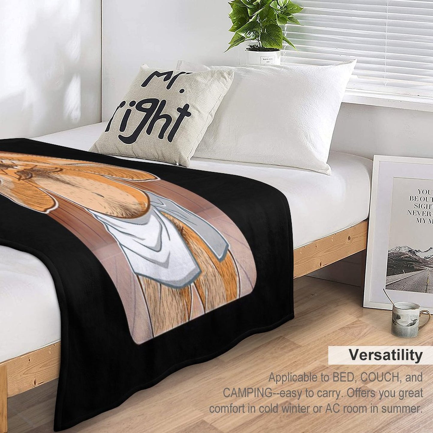 ADAM LIKES SAUNAS Throw Blanket