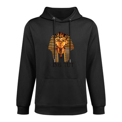 King Tut Golden Mask Pharaonic Ancient Egypt Xmas Halloween Shrink-Resistant Hoodie