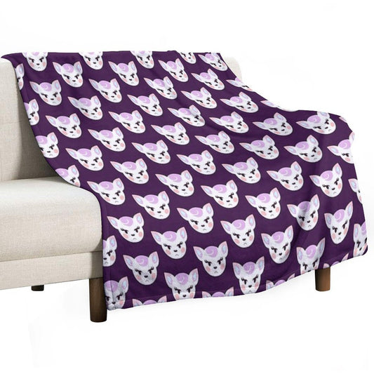 Deer Gal Diana Throw Blanket