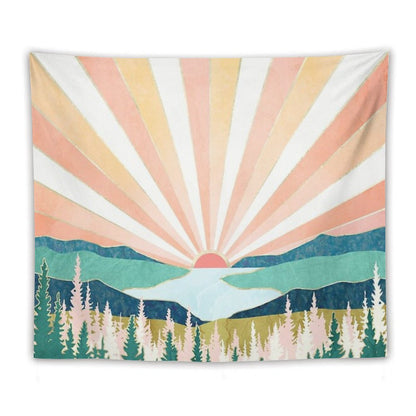 Summer Sunset Tapestry
