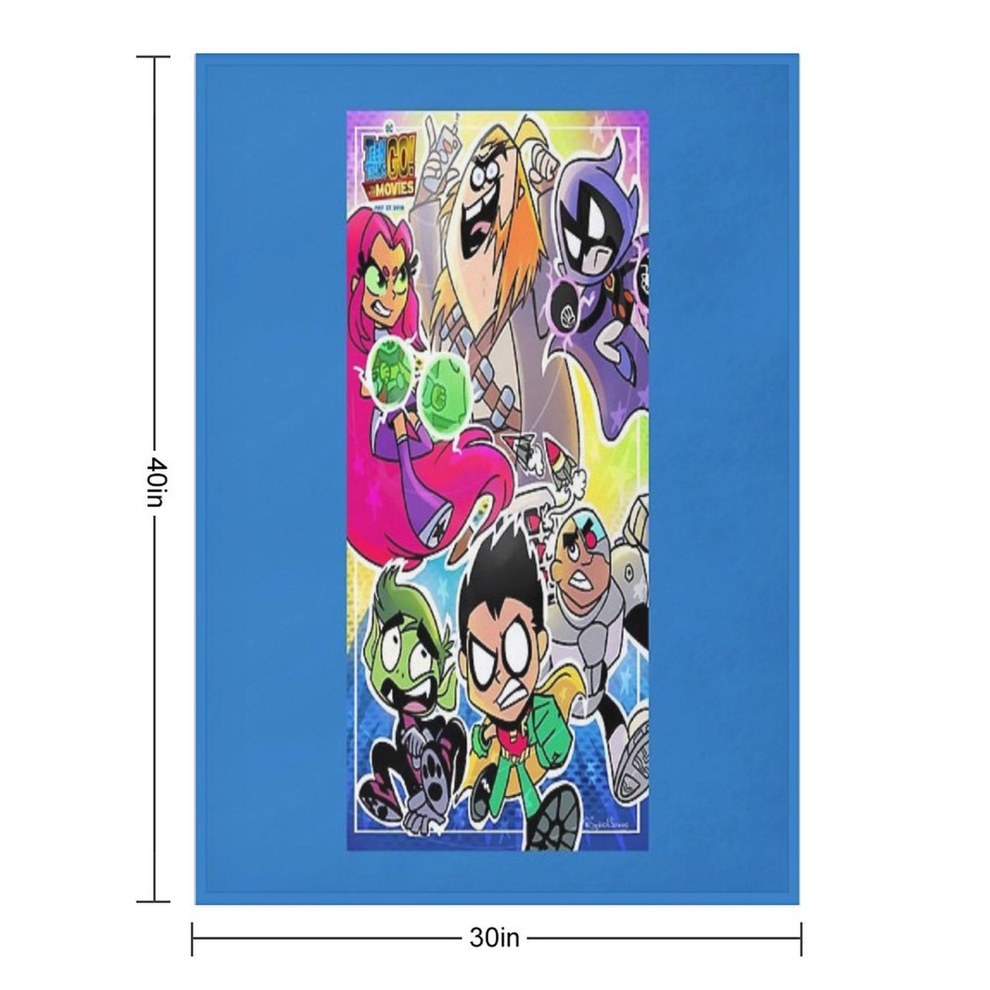 Teen Titans Go! Throw Blanket