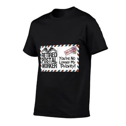 Retired Postal Worker No Longer My Priority Retirement Gift T-Shirt