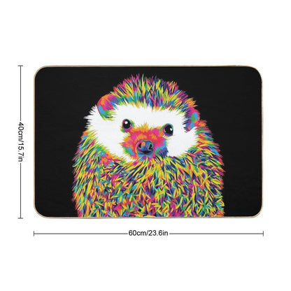 Hedgehog of Color Bath Mat